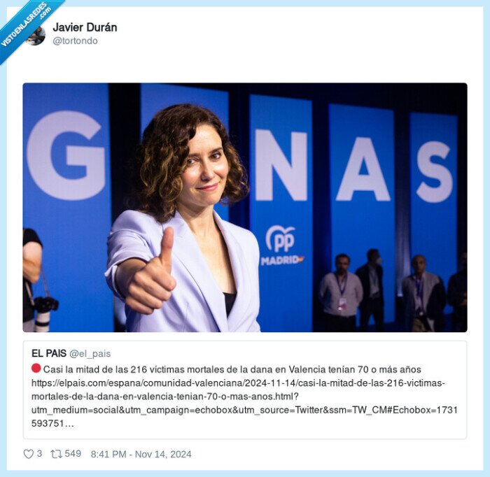 mitad,victimas,dana,valencia,ayuso
