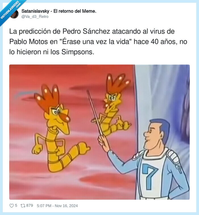 predicción,pedro sánchez,pablo motos,erase una vez el cuerpo humano
