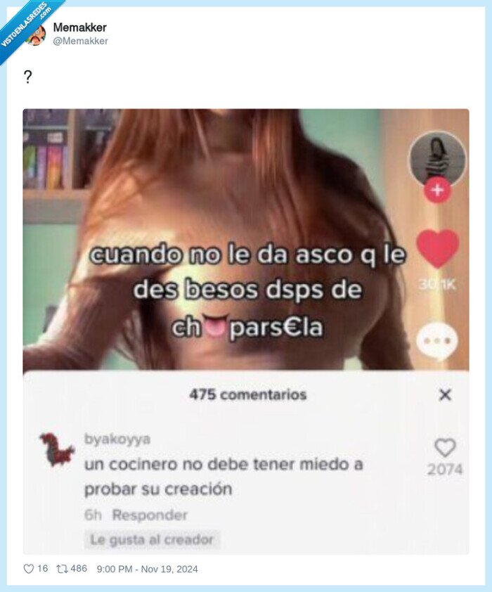 respuesta,cocinero,creacion,comer,asco