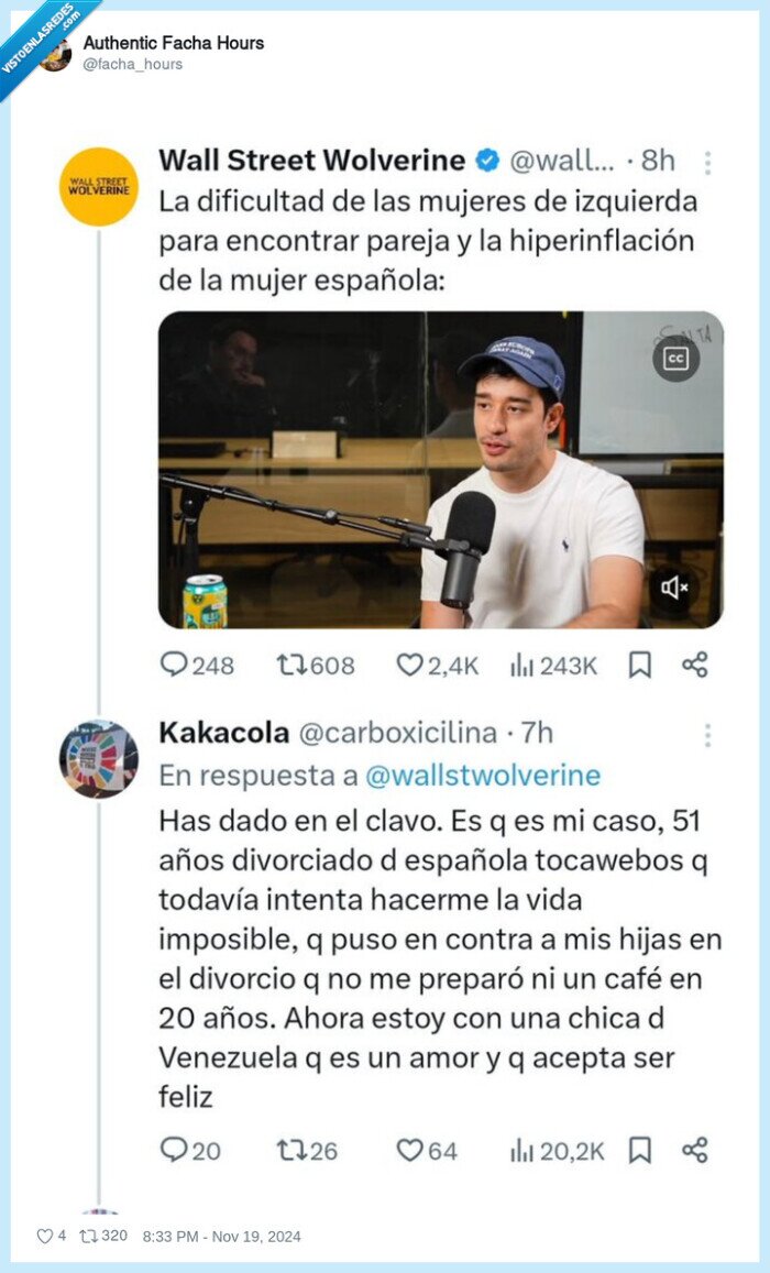 wallstreetwolverine,pagafantas,españolas,misogenos