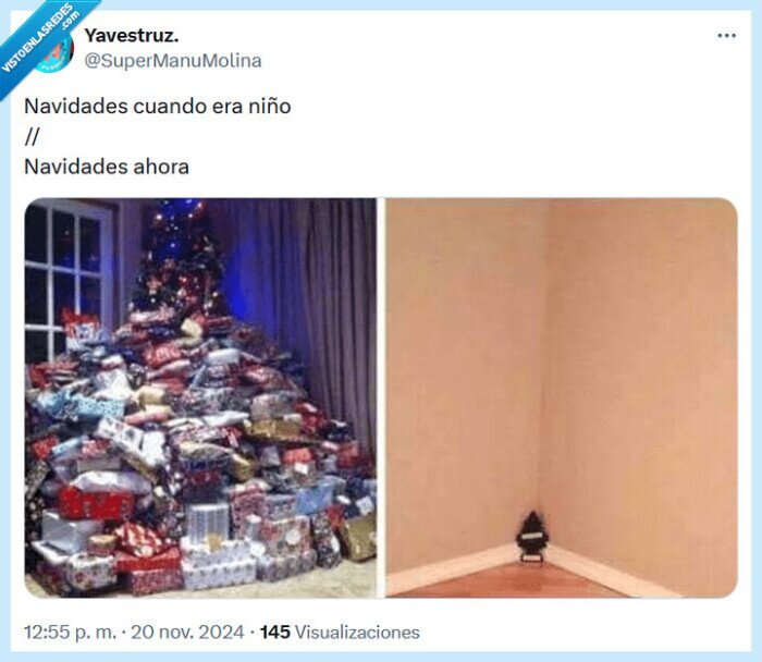 navidades,antes,ahora