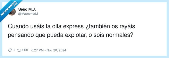 explotar,olla express,miedo