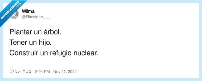 construir,plantar,refugio nuclear,árbol