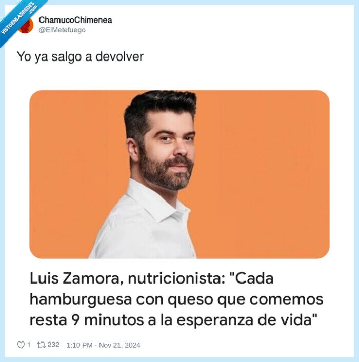 hamburguesa,queso,esperanza de vida,restar