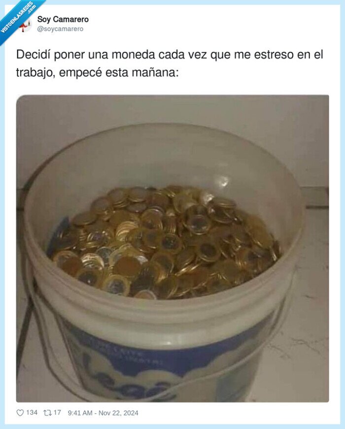 trabajo,estresado,hucha,mañana,monedas