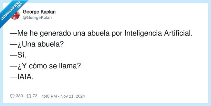 inteligencia artificial,generado,abuela,iaia