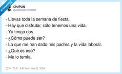 Enlace a Hay que disfrutar, por @NOROBESPIERRE