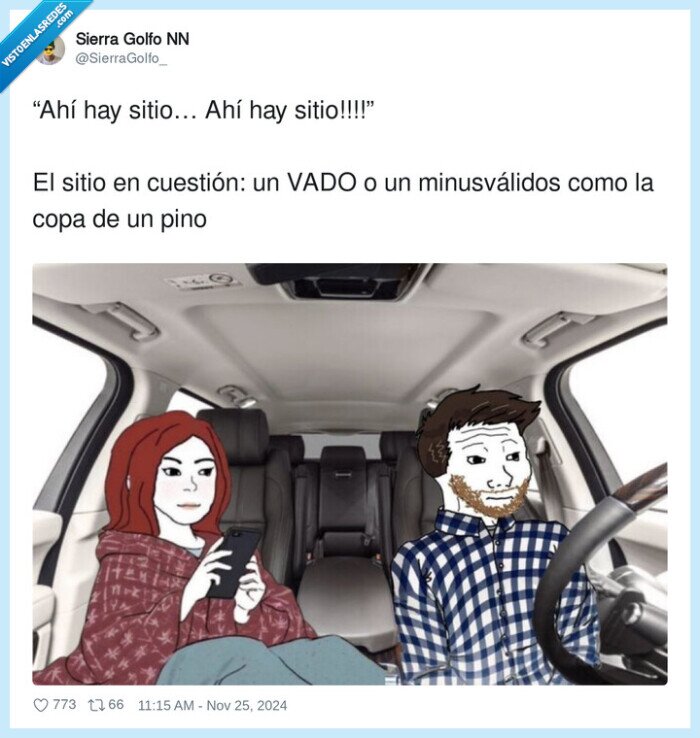 minusválidos,sitio,aparcar,ocupado