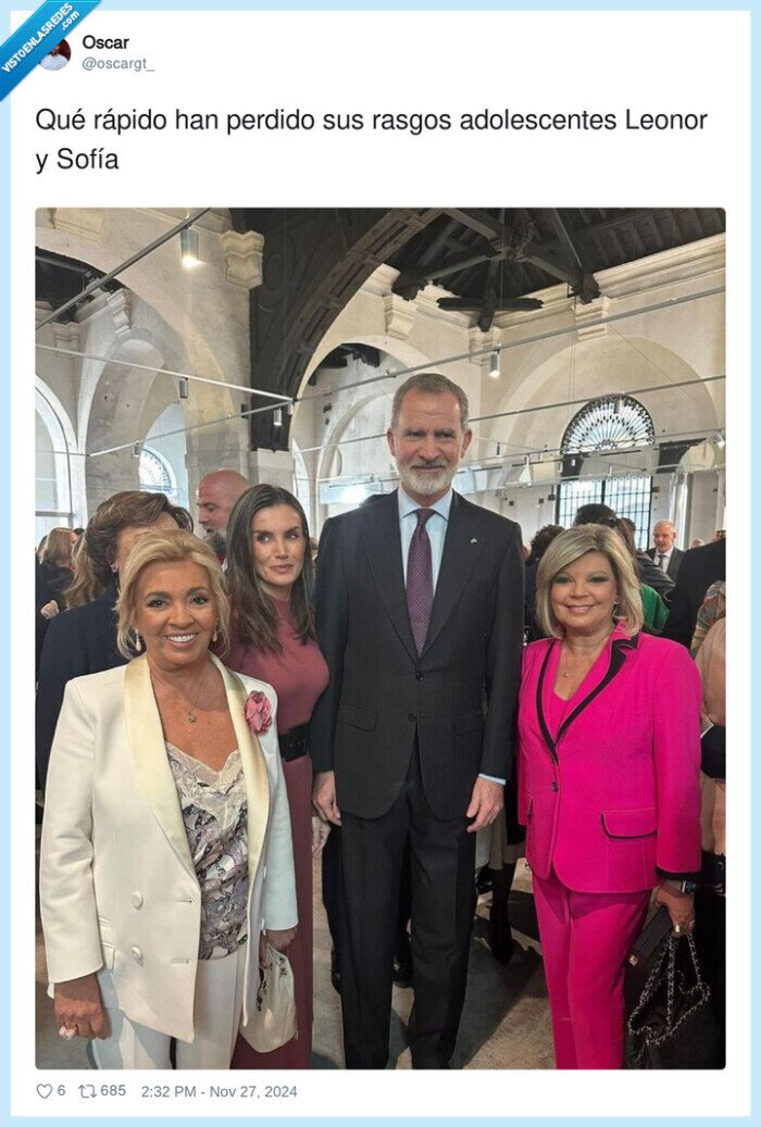 adolescentes,rápido,rasgos,leonor,sofía