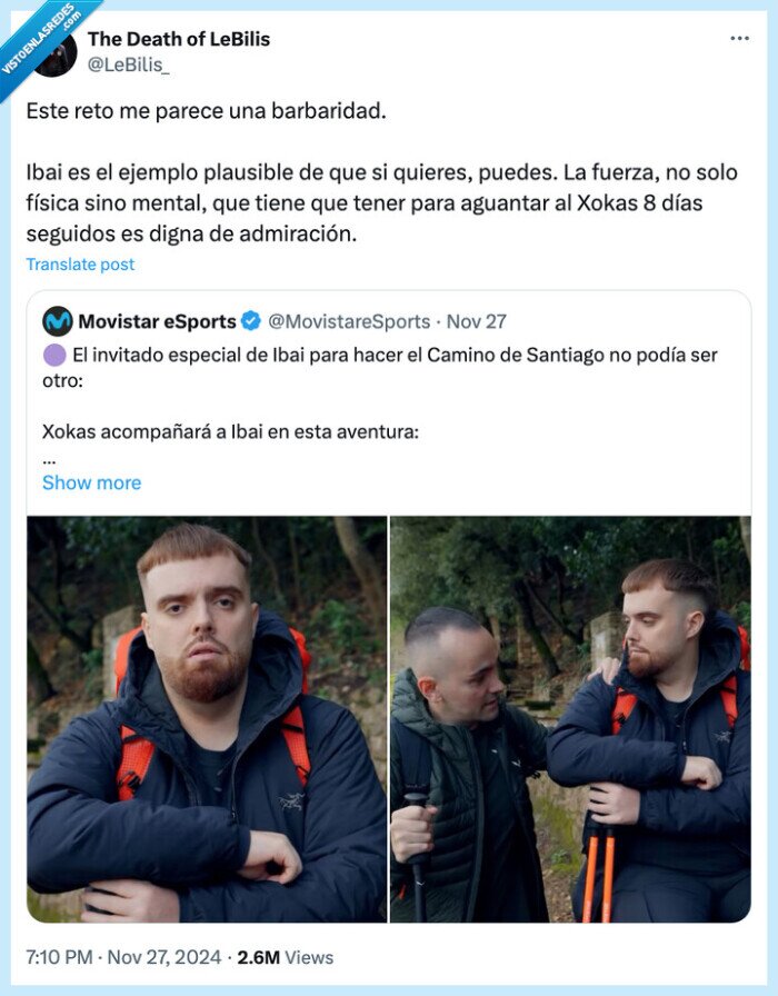 camino de santiago,ibai,xokas