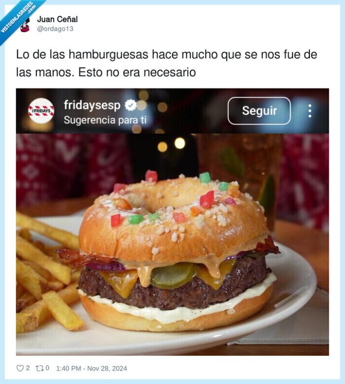 hamburguesas,roscon
