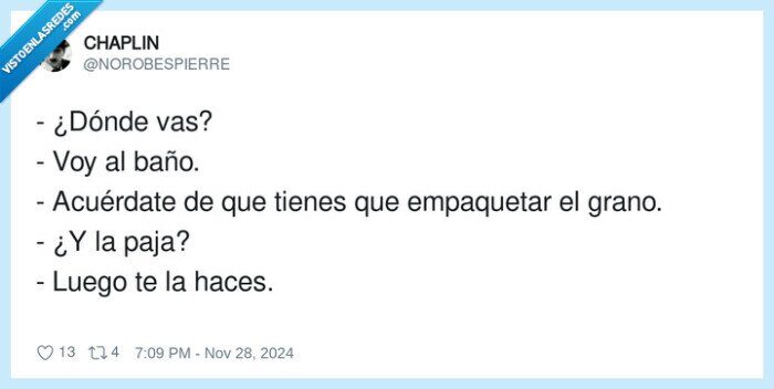 empaquetar,paja,dónde,baño,grano