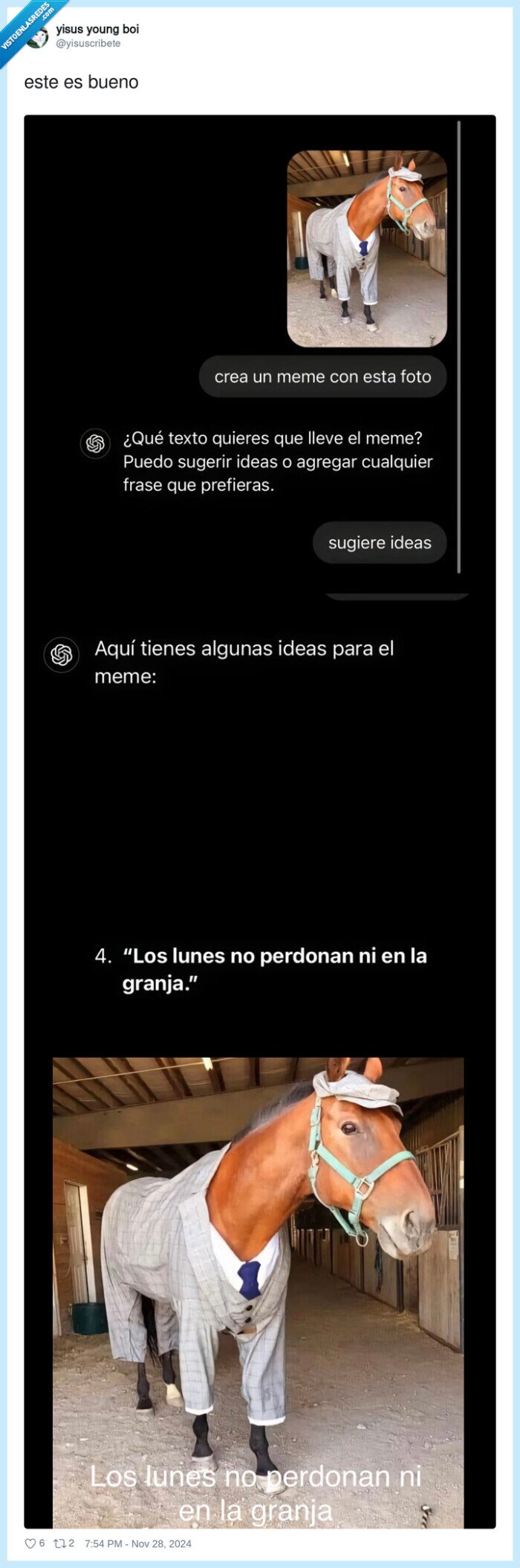 humor,ia,caballo,lunes