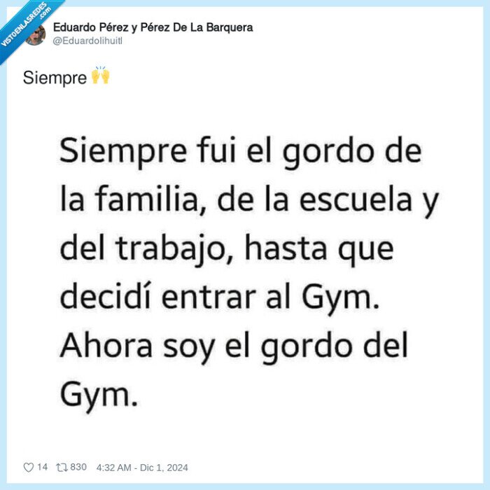gordo,siempre