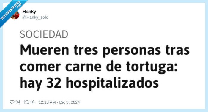 tortuga,carne,hospitalizados