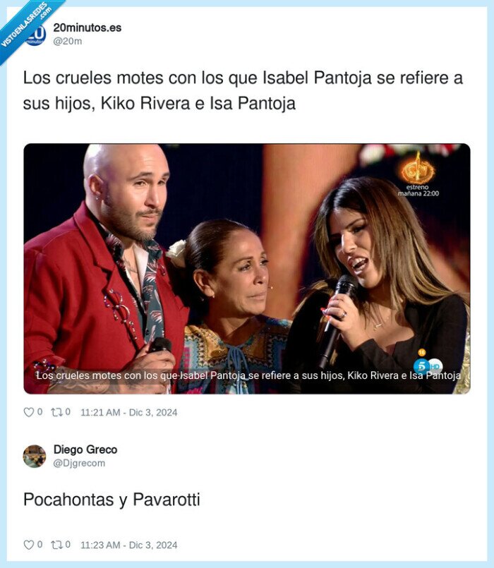 pocahontas,pavarotti,hijos,pantoja,kiko rivera