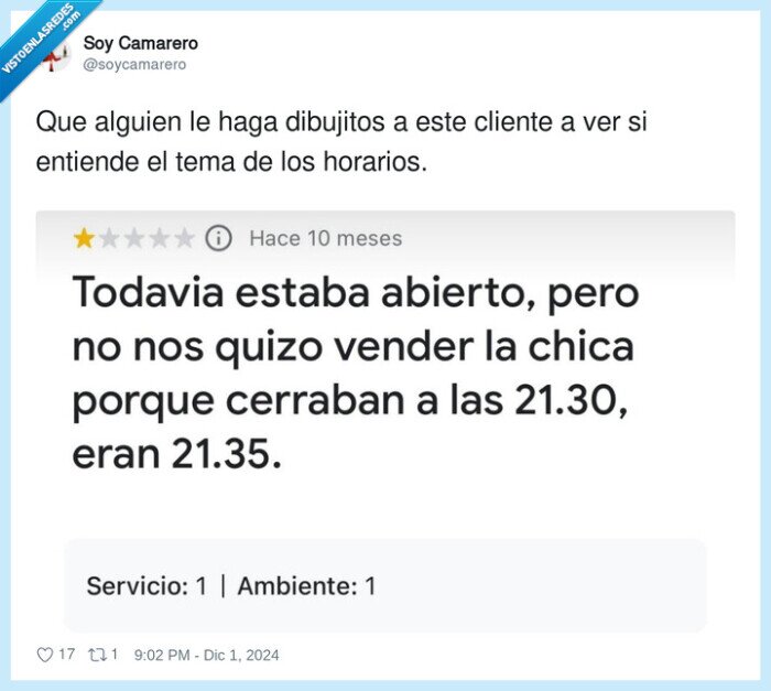 tarde,restaurante,horarios,cliente