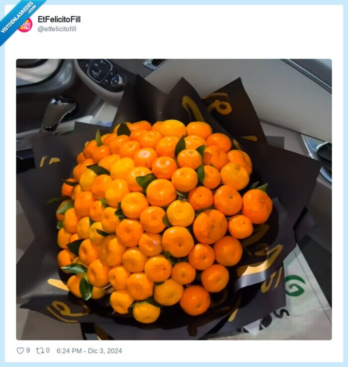 mandarinas,flores,ramo