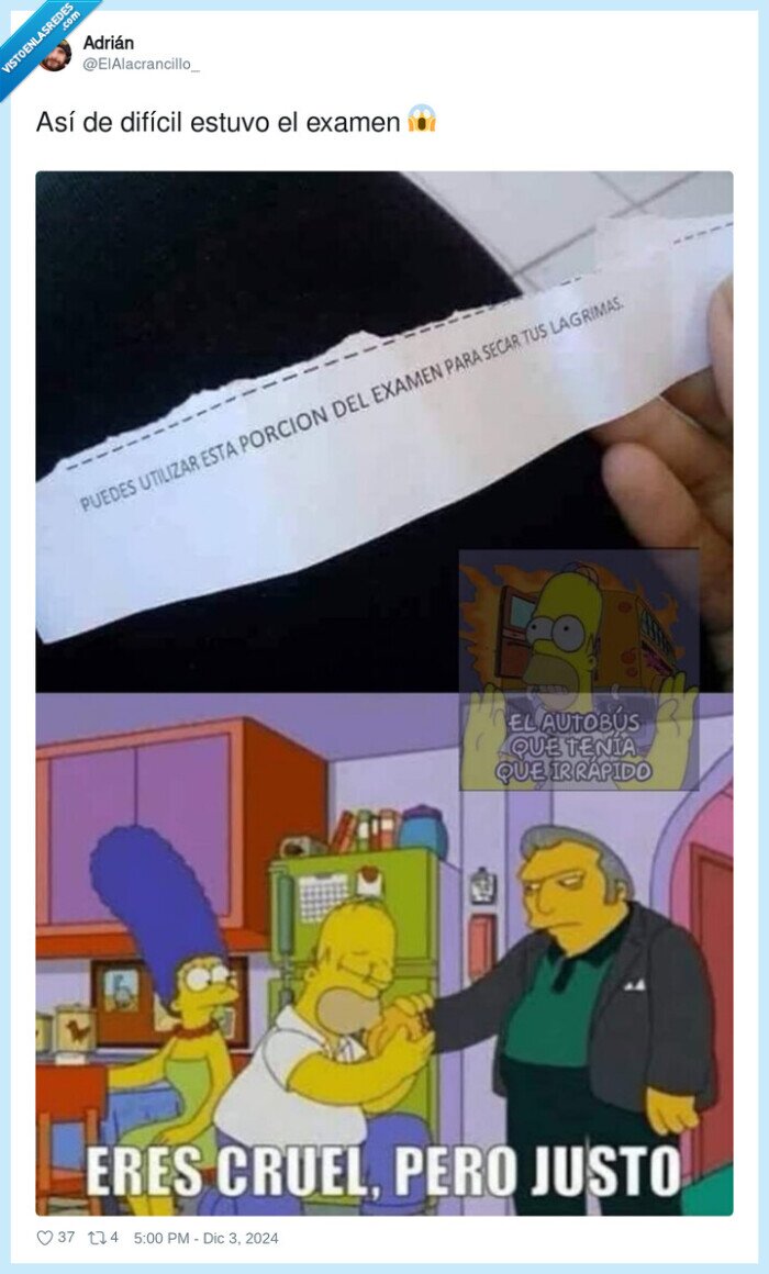 difícil,examen,cruel,nota