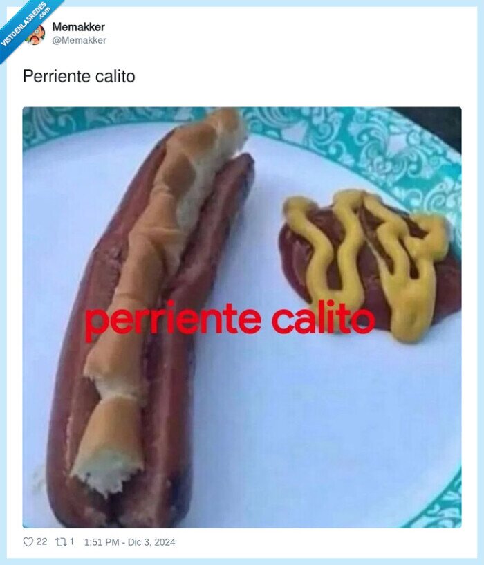 perriente,calito,perrito caliente,hot dog,al reves