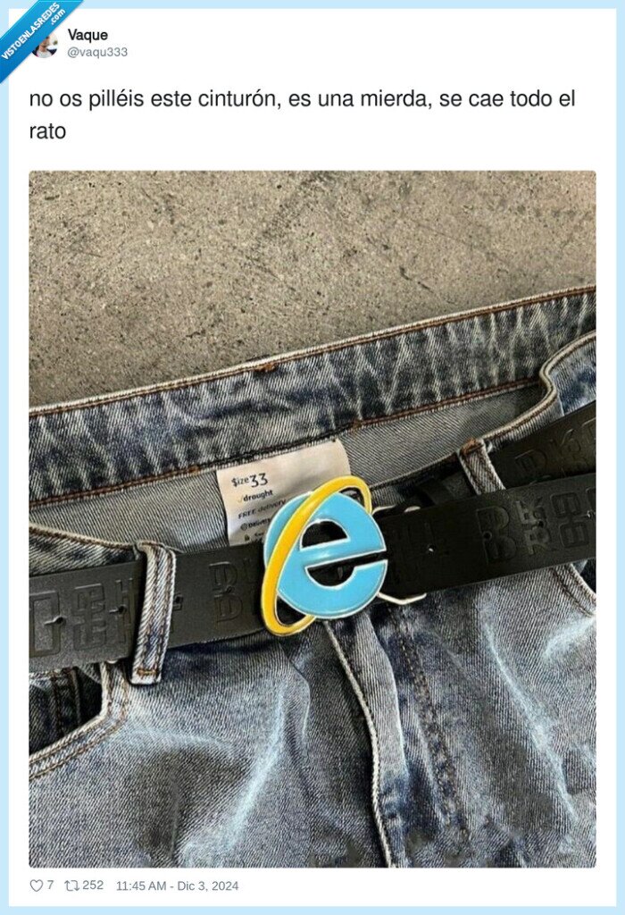 cinturón,internet explorer