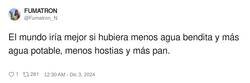 Enlace a El mundo iría mejor, por @Fumatron_N