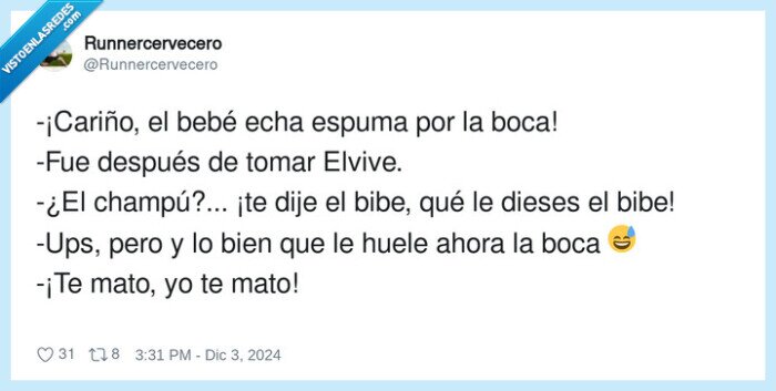 biberon,champú,espuma,elvive