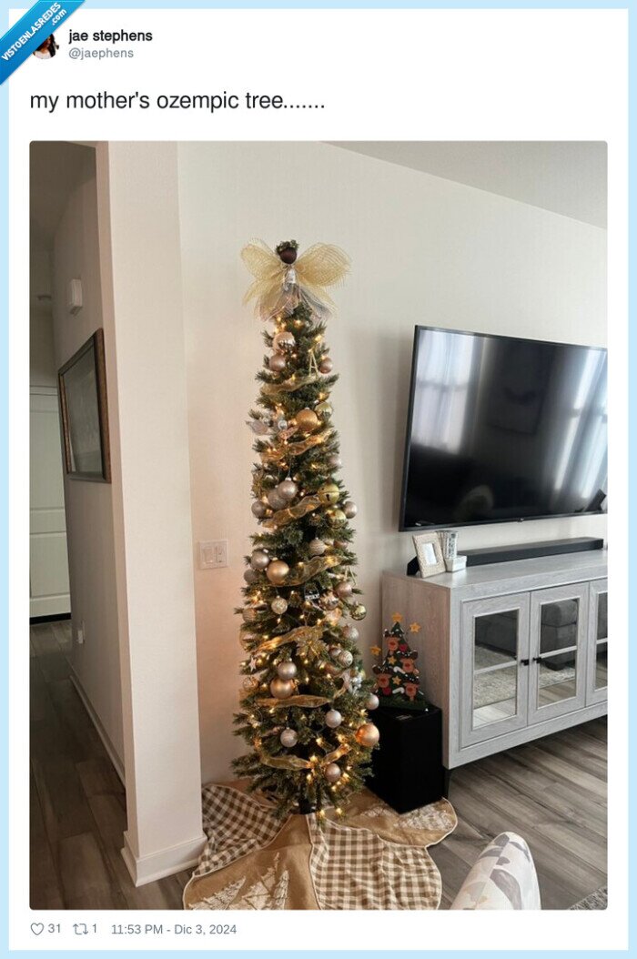 madre,arbol,navidad,ozempic