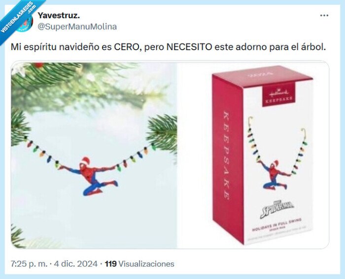 espíritu,navidad,spiderman,adorno
