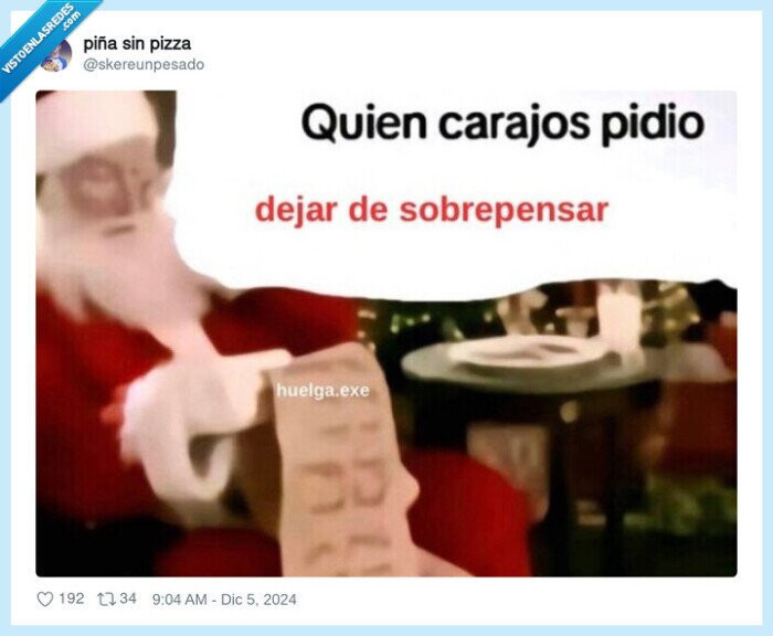 sobrepensar,papanoel,santa claus