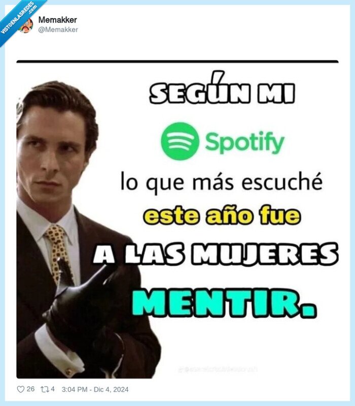 spotifywrapped,mentir,mujeres