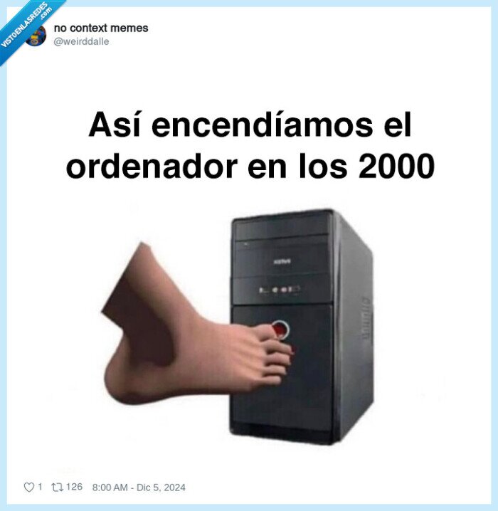 pie,pc,ordenador,encender