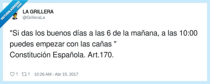 constitución española,alcohol,madrugar,dia