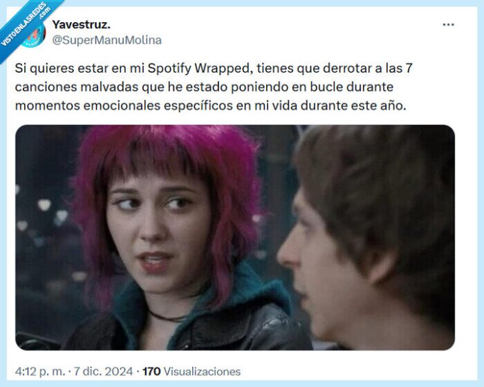 spotify,wrapped,scott pilgrim