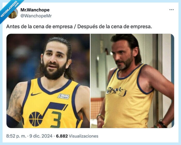 después,empresa,antes,cena,ricky rubio,emilio