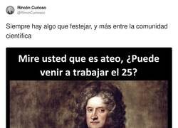 Enlace a Los ateos ya tienen excusa para hacer fiesta el 25, por @RincnCuriosoo