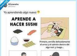 Enlace a Es que el sushi no es tarea fácil, por @xCesiox