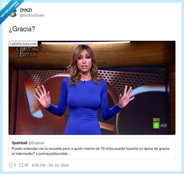 lolas,intermedio,sexta,presentadora