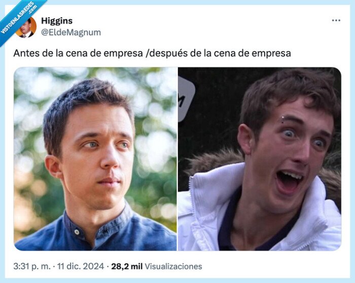 errejon,pim pam toma lacasitos,después,empresa,antes,cena