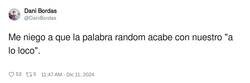 Enlace a Os estáis cargando la lengua, por @DaniBordas