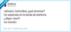 Enlace a Asesinato en tienda de telefonía, por @AzulWorow