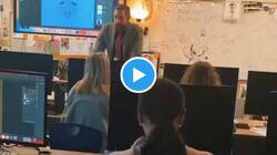 Enlace a Los profesores de un colegio se pusieron de acuerdo para abandonar la escuela imitando a sus alumnos cuando tocase la campana, por @ceciarmy