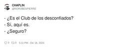 Enlace a ¿No me la cueles eh?, por @NOROBESPIERRE