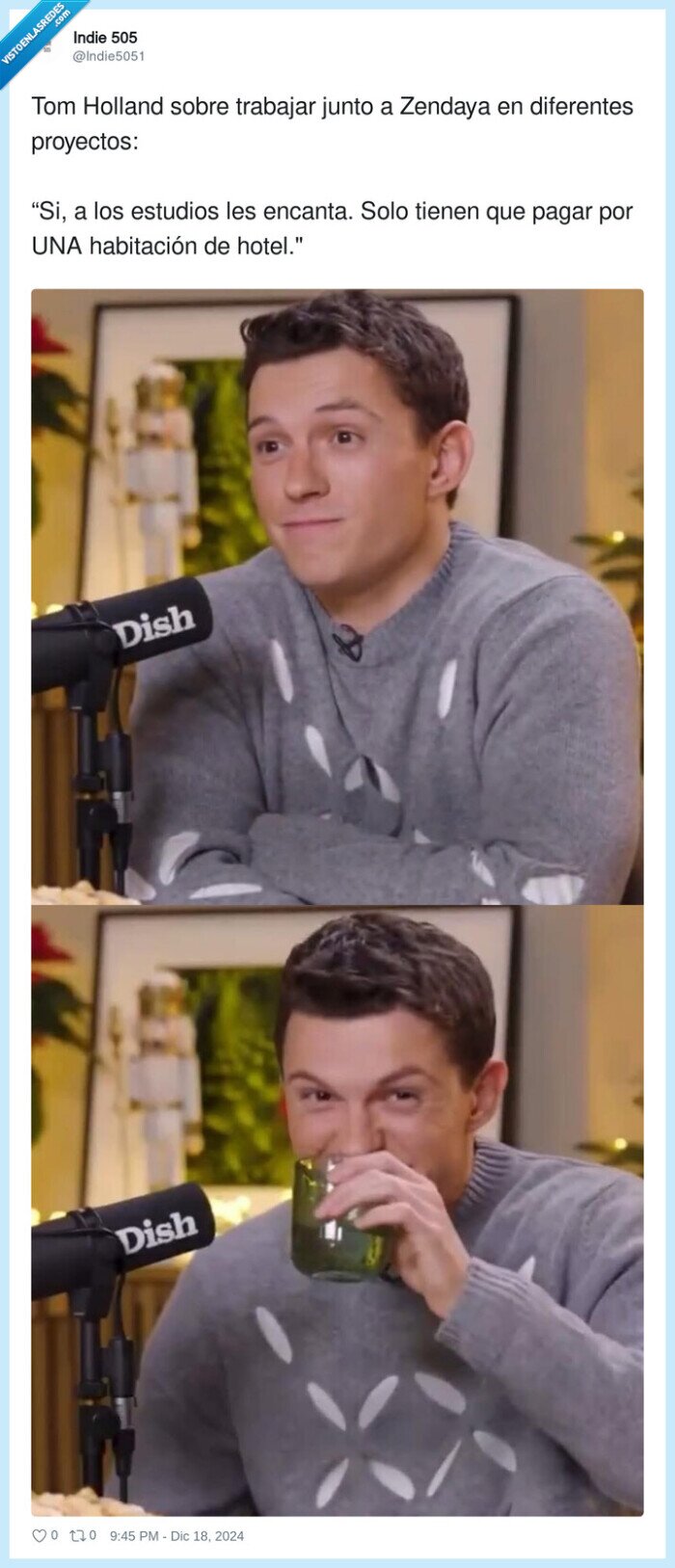 habitación,zendaya,tom holland,proyectos,estudios,trabajar