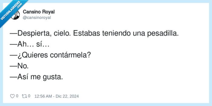 contar,despierta,pesadilla