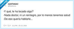 Enlace a Ni dinero ni salud, ¿qué tal de amor?, por @Azafranao