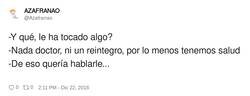 Enlace a Ni dinero ni salud, ¿qué tal de amor?, por @Azafranao
