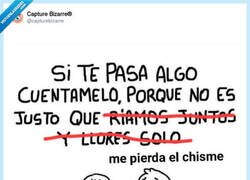 Enlace a Lo importante, por @capturebizarre