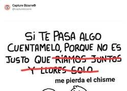 Enlace a Lo importante, por @capturebizarre