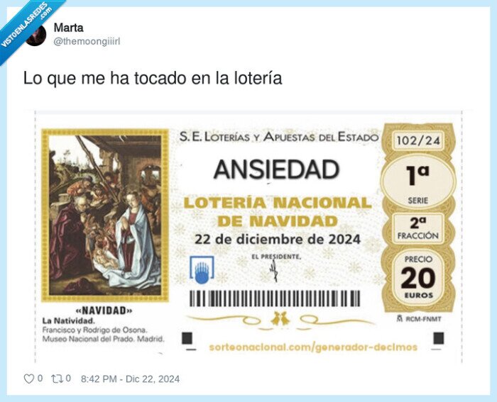 lotería,tocado,ansiedad